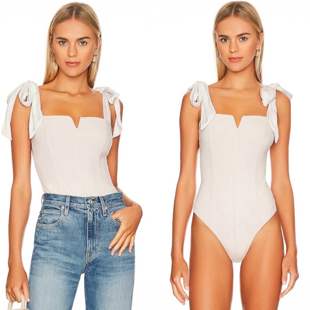 Free People Lola Bodysuit In Harvest Moon Size Small